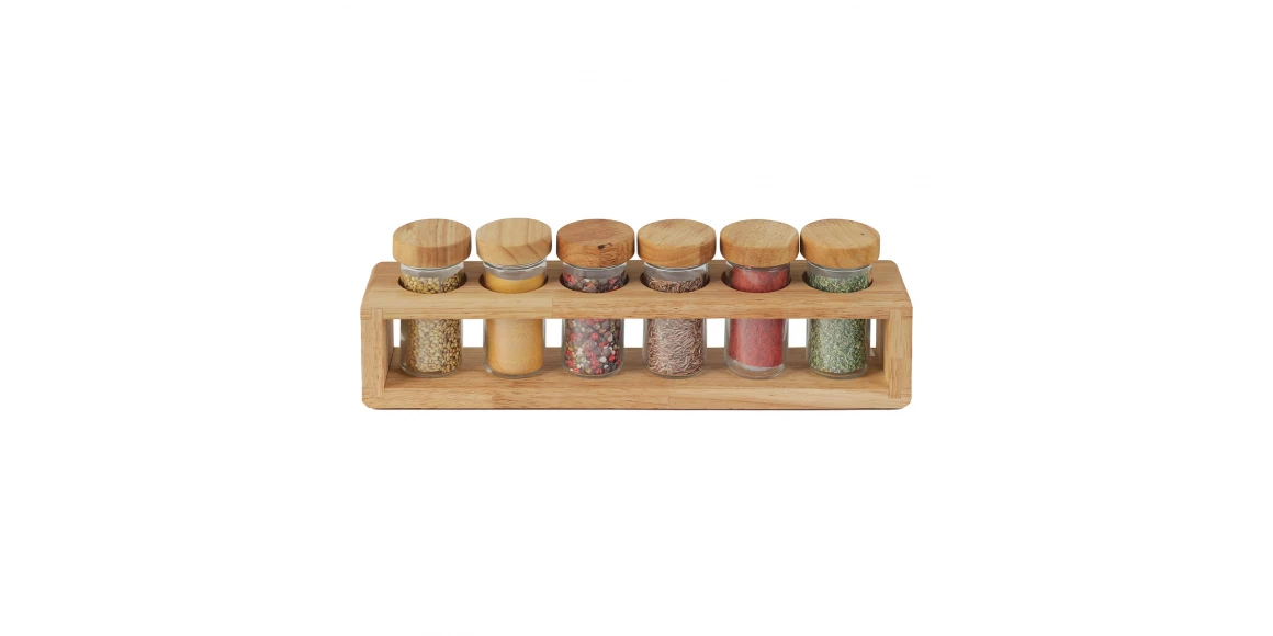 Банка LIMON 230600 SET 6PC WOODEN STAND (909098) 