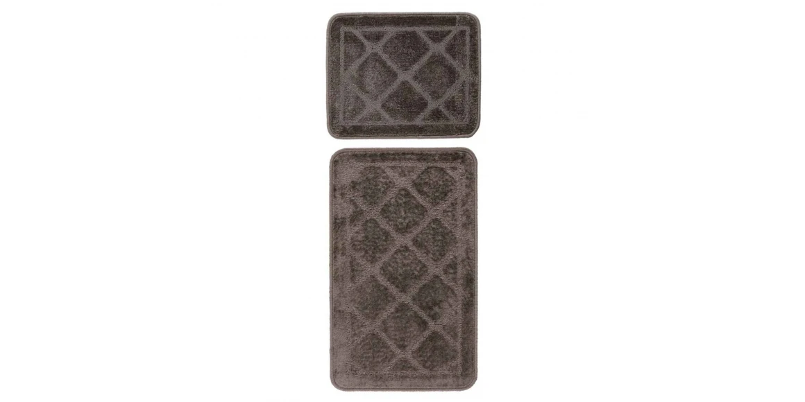 Mat LALEE BAR101 BARI BATH SET 2PC  50x120CM GREY-BROWN 