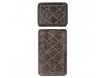Коврик LALEE BAR101 BARI BATH SET 2PC  50x120CM GREY-BROWN 