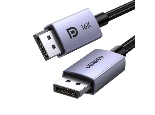Cable UGREEN DP118 DisplayPort 2.1 2M 16K (GR) (15384)