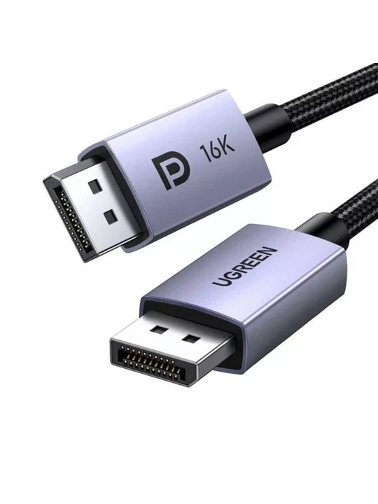 Մալուխ UGREEN DP118 DisplayPort 2.1 2M 16K (GR) (15384)
