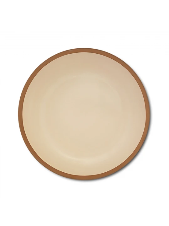 Тарелка NAVA 10-141-080 STONWARE ATHENA BEIGE DINNER 27CM 