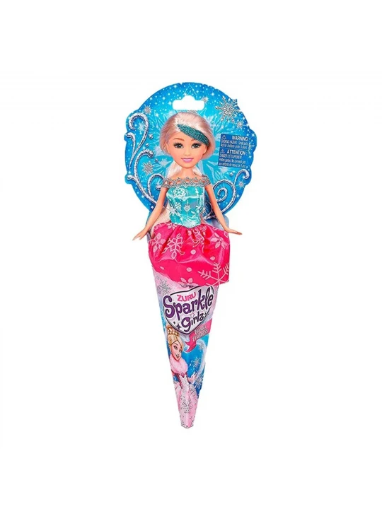 Աղջկա խաղալիք ZURU 10017 SPARKLE GIRLZ. DOLLS 25CM. WINTER PRINCESS CONE 