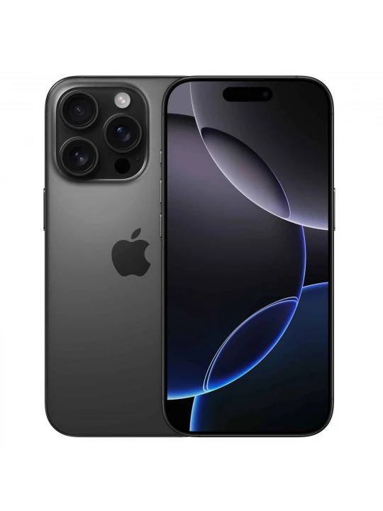 Սմարթ հեռախոս APPLE iPhone 16 Pro 128GB (Black Titanium) (A3293) (MYND3HX/A)