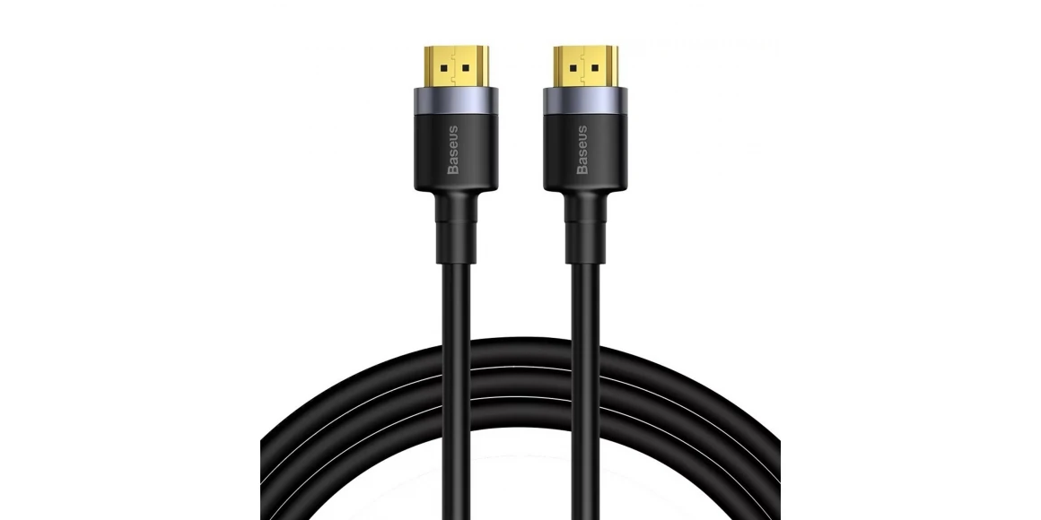Cable BASEUS HORIZONTAL 4KHDMI MALE TO 4K HDMI MALE 2M CADKLF-F01 (BK) 