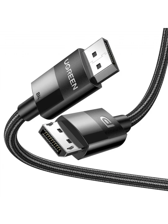 Cable UGREEN DP to DP 8K60Hz 5m (BK) (80394)