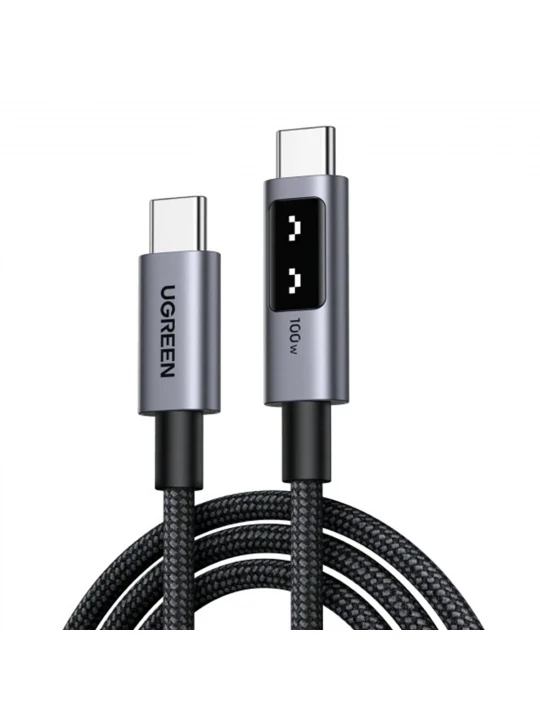 Մալուխ UGREEN Uno USB-C to USB-C 1m (Grey) (35501)