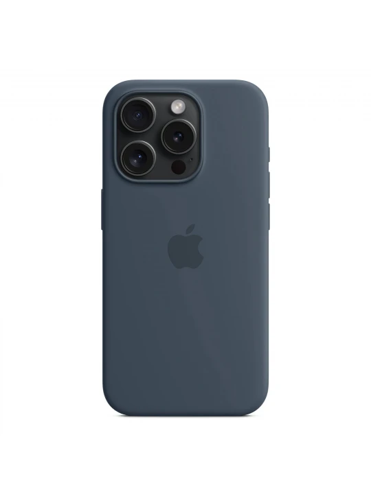Чехлы для смартфонов APPLE iPhone 15 Pro Silicone Case With MagSafe (Storm Blue) (MT1D3ZM/A)