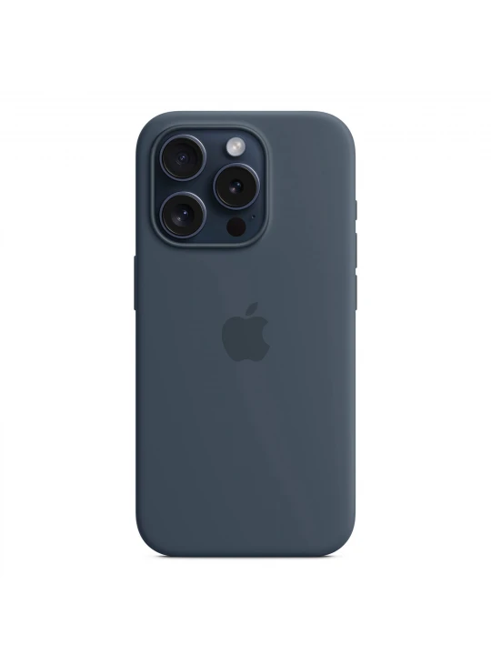 Чехлы для смартфонов APPLE iPhone 15 Pro Silicone Case With MagSafe (Storm Blue) (MT1D3ZM/A)