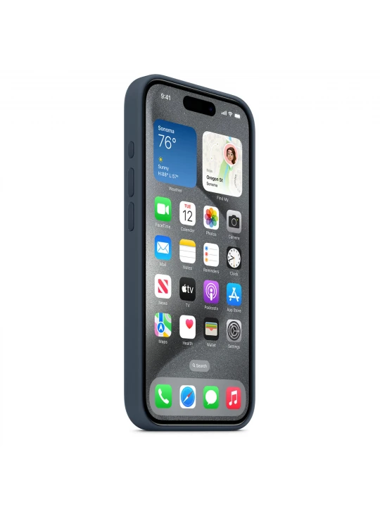 Чехлы для смартфонов APPLE iPhone 15 Pro Silicone Case With MagSafe (Storm Blue) (MT1D3ZM/A)