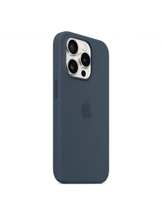 Чехлы для смартфонов APPLE iPhone 15 Pro Silicone Case With MagSafe (Storm Blue) (MT1D3ZM/A)