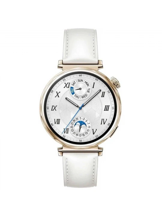 Smart watch HUAWEI WATCH GT5 41mm White Composite Leather Strap Jana-B19 (White) (55020DHA)