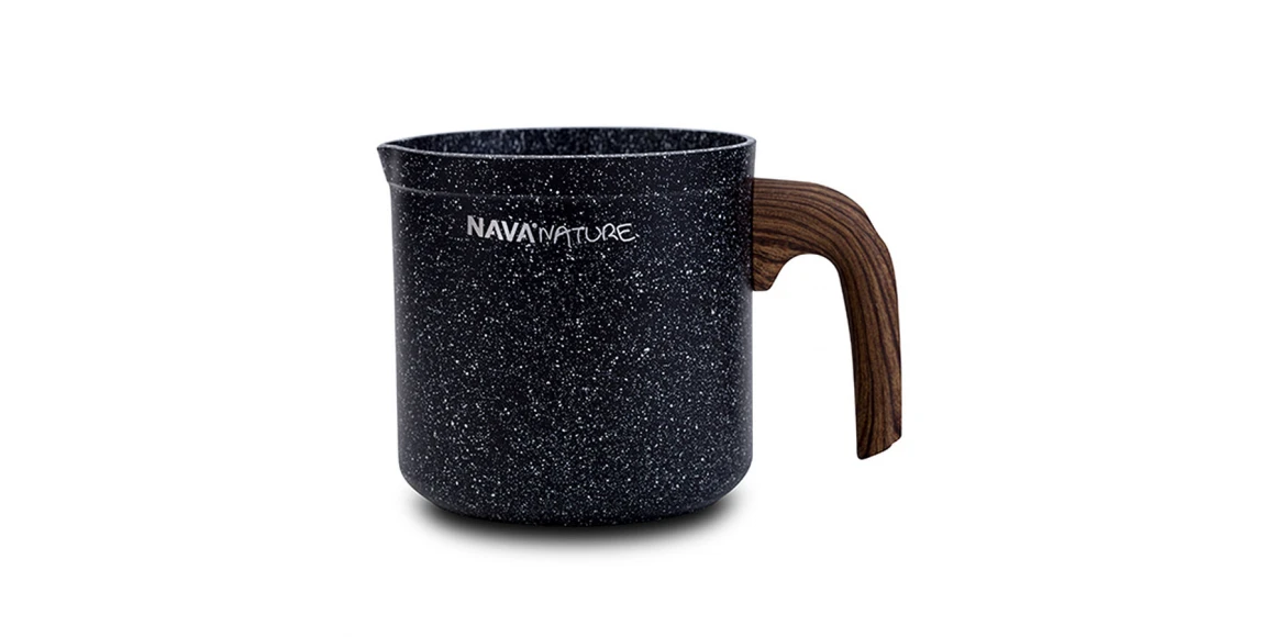 Casserols NAVA 10-144-123 STONE NATURE MILK POT 11CM 