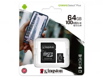 Հիշողության քարտ KINGSTON MICRO SD SDCS2/64GB 
