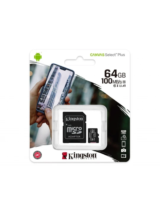 Հիշողության քարտ KINGSTON MICRO SD SDCS2/64GB 