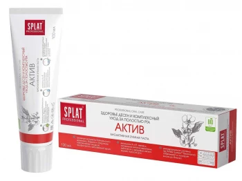 Բերանի խոռոչի խնամք SPLAT  TOOTH PASTE PROFESSIONAL SPLAT ACTIVE  100ML (001108) 