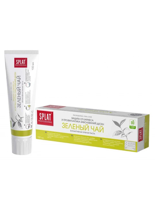 Уход за полостью рта SPLAT  PROFESSIONAL SPLAT GREEN TEA 100ML (001085) 