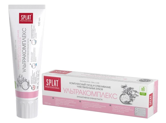 Բերանի խոռոչի խնամք SPLAT  TOOTH PASTE PROFESSIONAL SPLAT ULTRACOMPLEX 100ML (001078) 