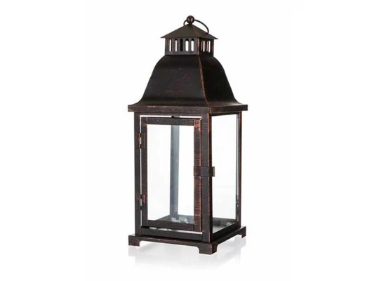 Decorate objects BANQUET 63915012 METAL LANTERN1 14X14X33CM 