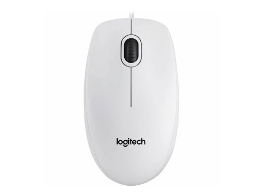 Компьютерные мыши LOGITECH B100 OPTICAL USB (WHITE) (L910-003360)