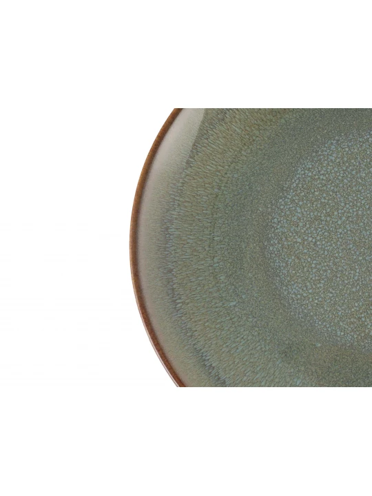 Plate LAROSE CYRLW-01-C REACTIVE COLOR GLAZE BROWN DINNER 26CM 