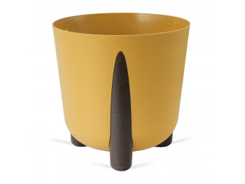 Цветочный горшок LAMELA LA228-15 FRIDA ROUND 260 OCHRE 