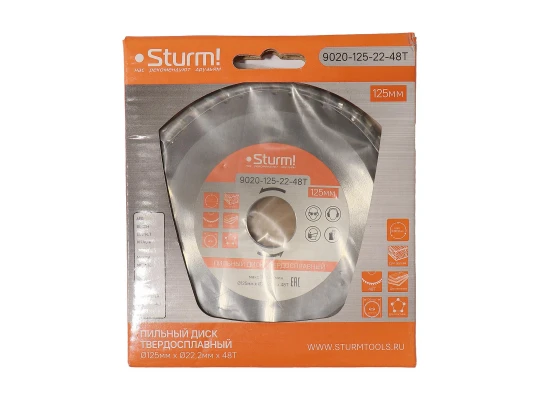 Отрезной диск STURM 9020-125-22-48T 125 MM (040880-461)