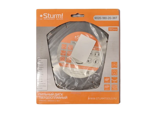 Отрезной диск STURM 9020-180-20-36T 180 MM (040989-455)
