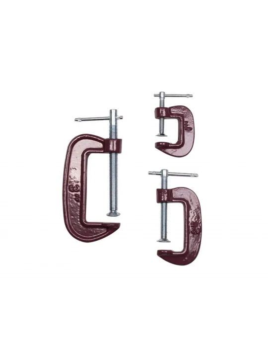 Струбцина BIBER 85861G-25/50/75MM 3PCS (024918-360)