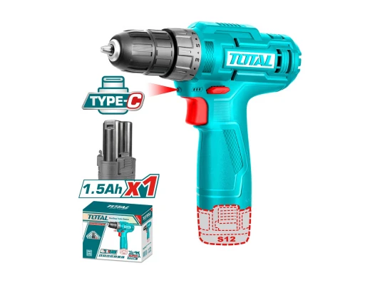 El. screwdriver TOTAL TDLI12428 