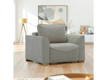 Диван HOBEL BELONA LUXE 1 CREAM BONCUK 4/ BROWN SHO 599-2 (3) 