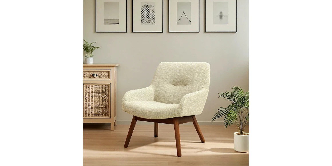 Кресло IVORIE IVC-1191 WALNUT VERRA 13 
