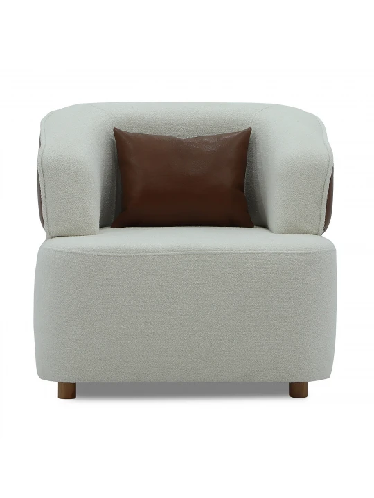 Armchair HOBEL MANHATTAN HONEY PHANTOM 6 /WHITE BONCUK 2 (1) 