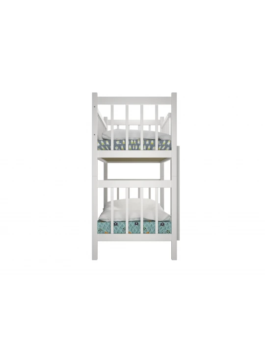 Детский кровать HOBEL TWO-STOREY EX-B53 90X190 WHITE (7) 