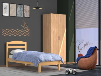 Bed for children VEGA V-GRAIN-01 80X190 NATURAL (3) 