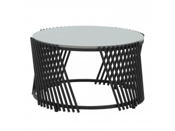 Coffee table HOBEL WMX-CT-39 MDF 5502Y/ BLACK METAL  (1) 