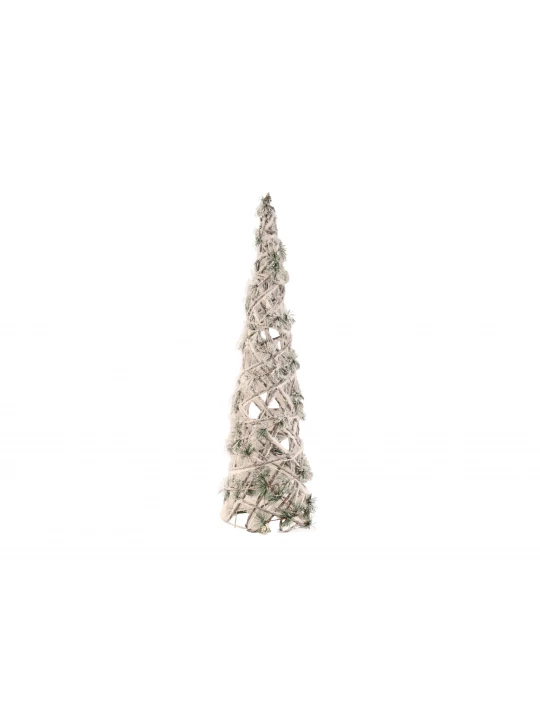 N/y decorate objects KOOPMAN CONE 20LED 80CM SNOW (AMZ102650)