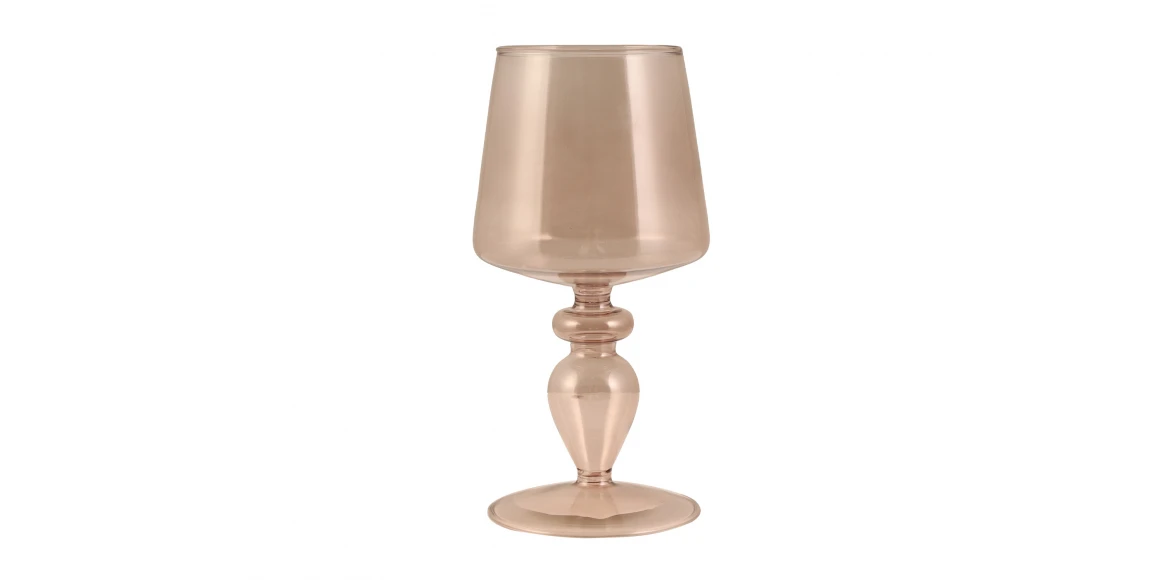 Candlestick KOOPMAN HURRICANE LIGHT GLASS 21CM (AAE340160)