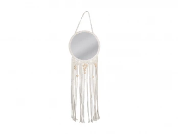 Decorate objects KOOPMAN MIRROR WITH MACRAME 90CM (HZ1953690)