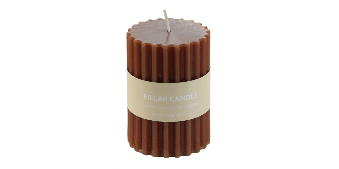 Candle KOOPMAN PILLAR CANDLE 100MM 4ASS (161206) (ACC360210)