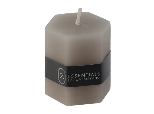 Candle KOOPMAN PILLAR HEXAGON 4X5CM 3A (068215) (420213420)
