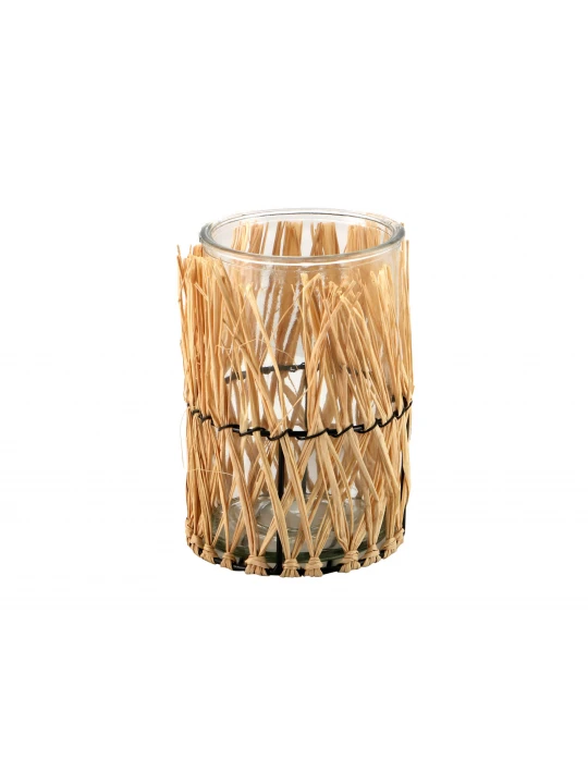 Մոմակալ KOOPMAN RAFFIA DIA 12X15 (HZ1954040)