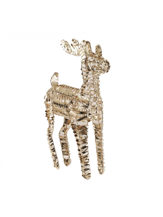 Новогодные декоративные аксессуары KOOPMAN REINDEER 60CM GOLD MICRO LED (066150) (AMZ112240)
