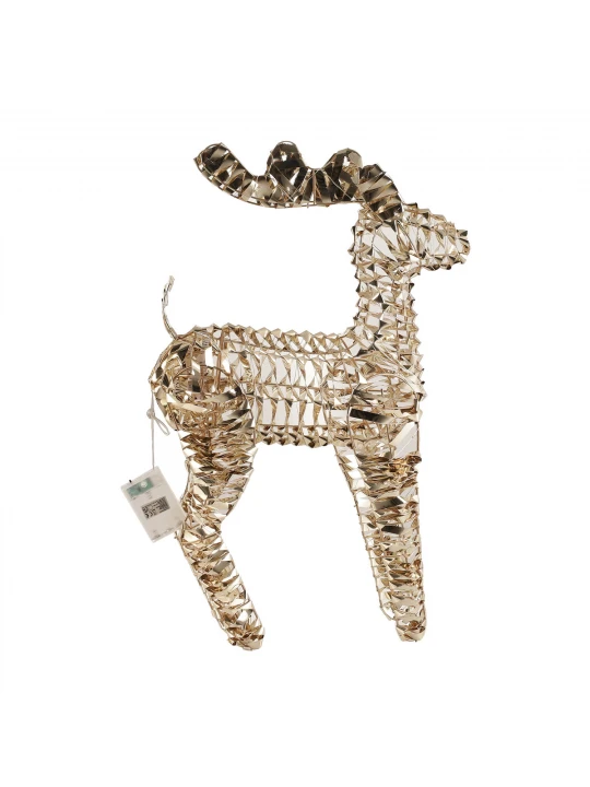 Новогодные декоративные аксессуары KOOPMAN REINDEER 60CM GOLD MICRO LED (066150) (AMZ112240)
