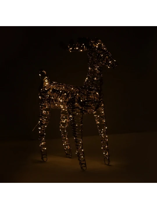 Новогодные декоративные аксессуары KOOPMAN REINDEER 60CM GOLD MICRO LED (066150) (AMZ112240)