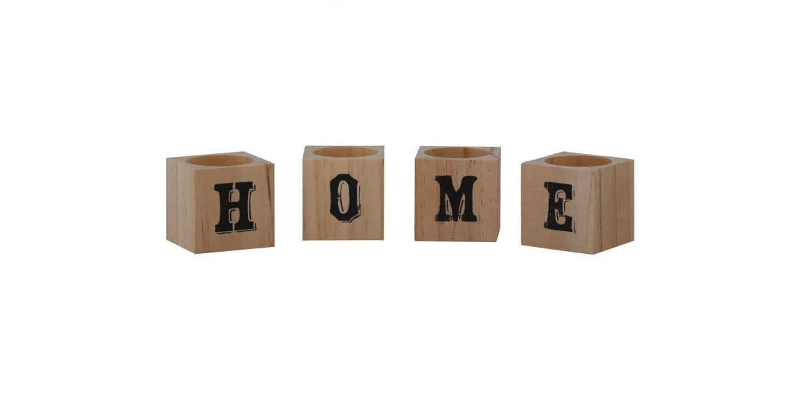 Подсвечник RED HOUSE WOOD HOME 4PC 