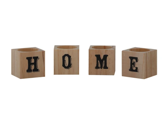Подсвечник RED HOUSE WOOD HOME 4PC 
