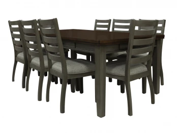 Столовый гарнитур HOMELEGANCE DORA 5761GY-78/S 1+8 GREY (5) 