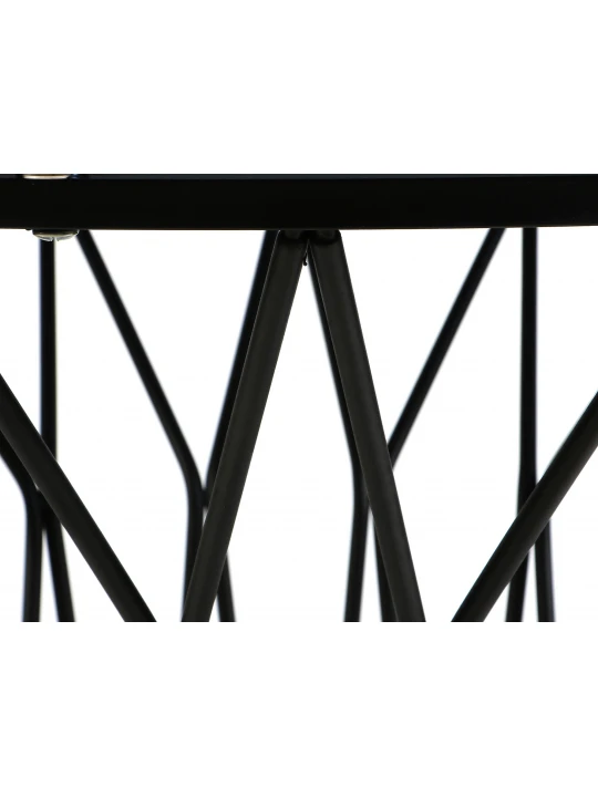 Ճաշասեղանի հավաքածու HOBEL WMX-T-49/WMX-CH-81 BLACK 1+4 
