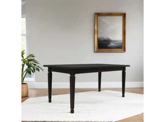 Dining table HOBEL 10A DT (90X160X200) CHOCOLATE PIGMENT (1) 
